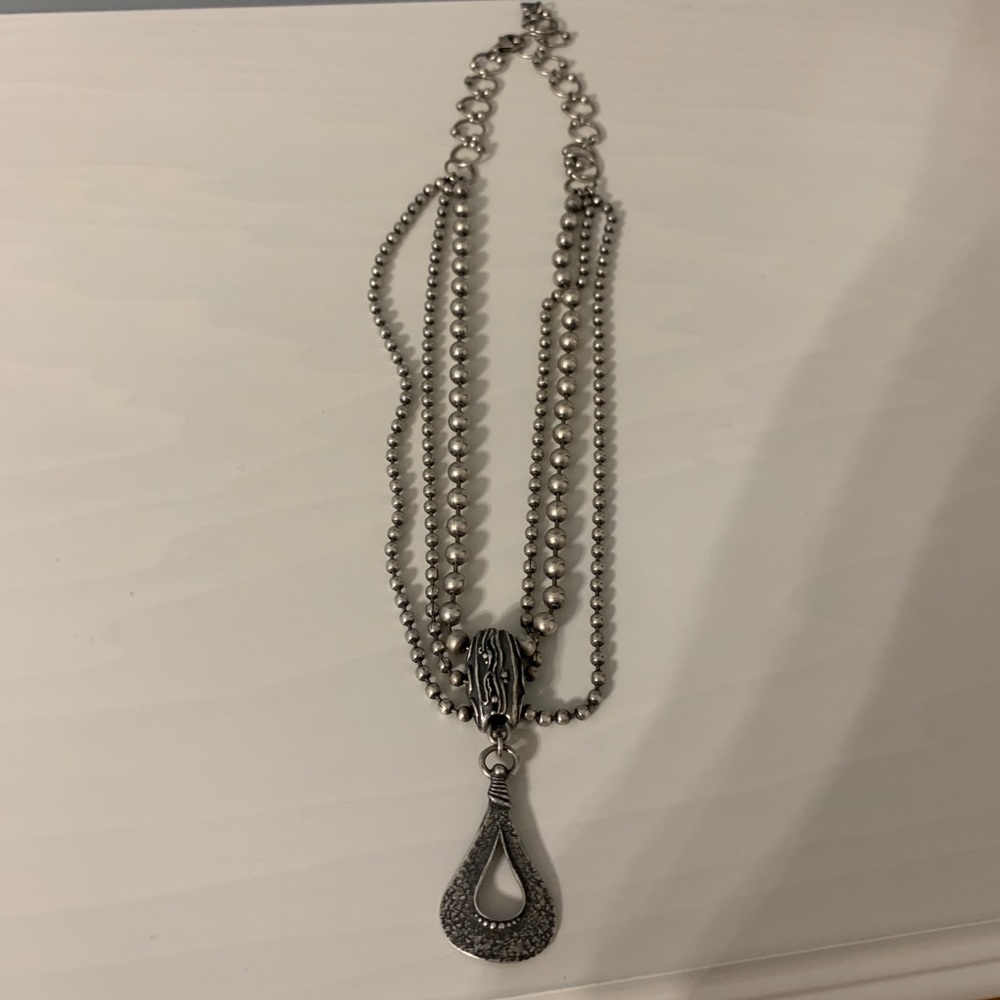 Silpada 3 strand cascading Necklace